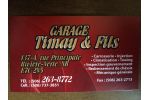 Logo de Garage Timay et Fils Logo de Garage Timay et Fils
